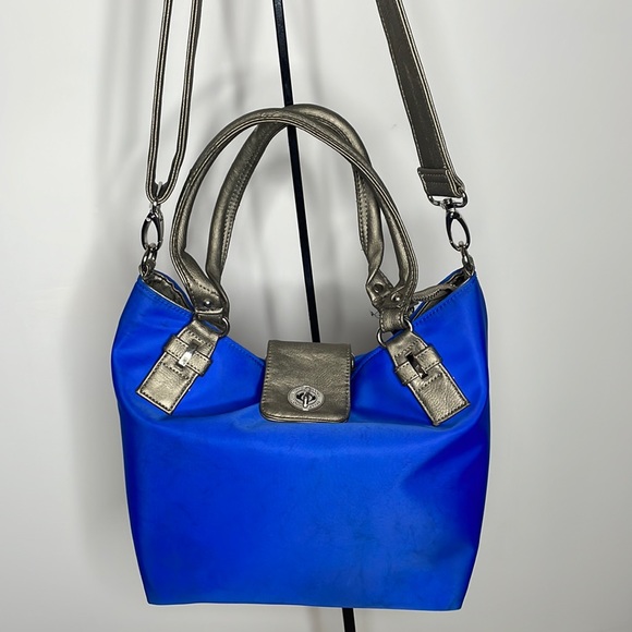 Kelly Moore Camera Bag - Saratoga cobalt blue with Pewter